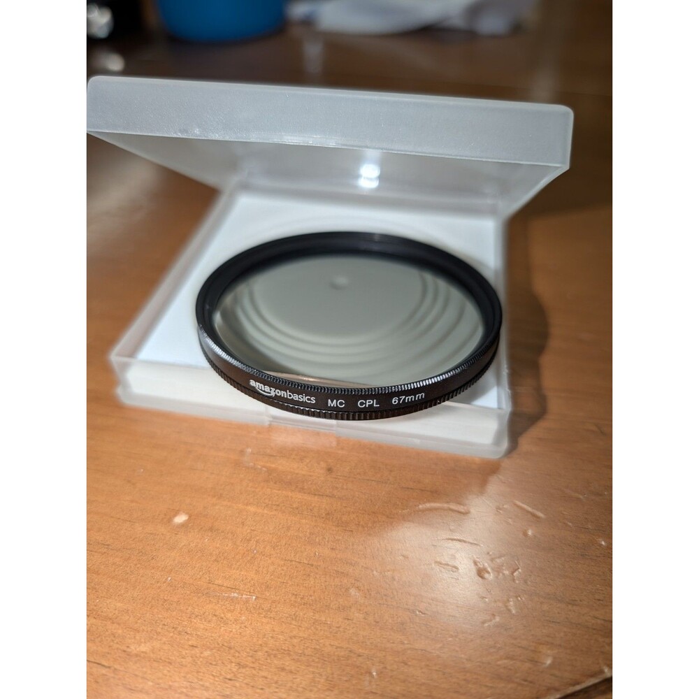 Amazon Basics Circular Polarizer Camera Lens Filter - 67 mm